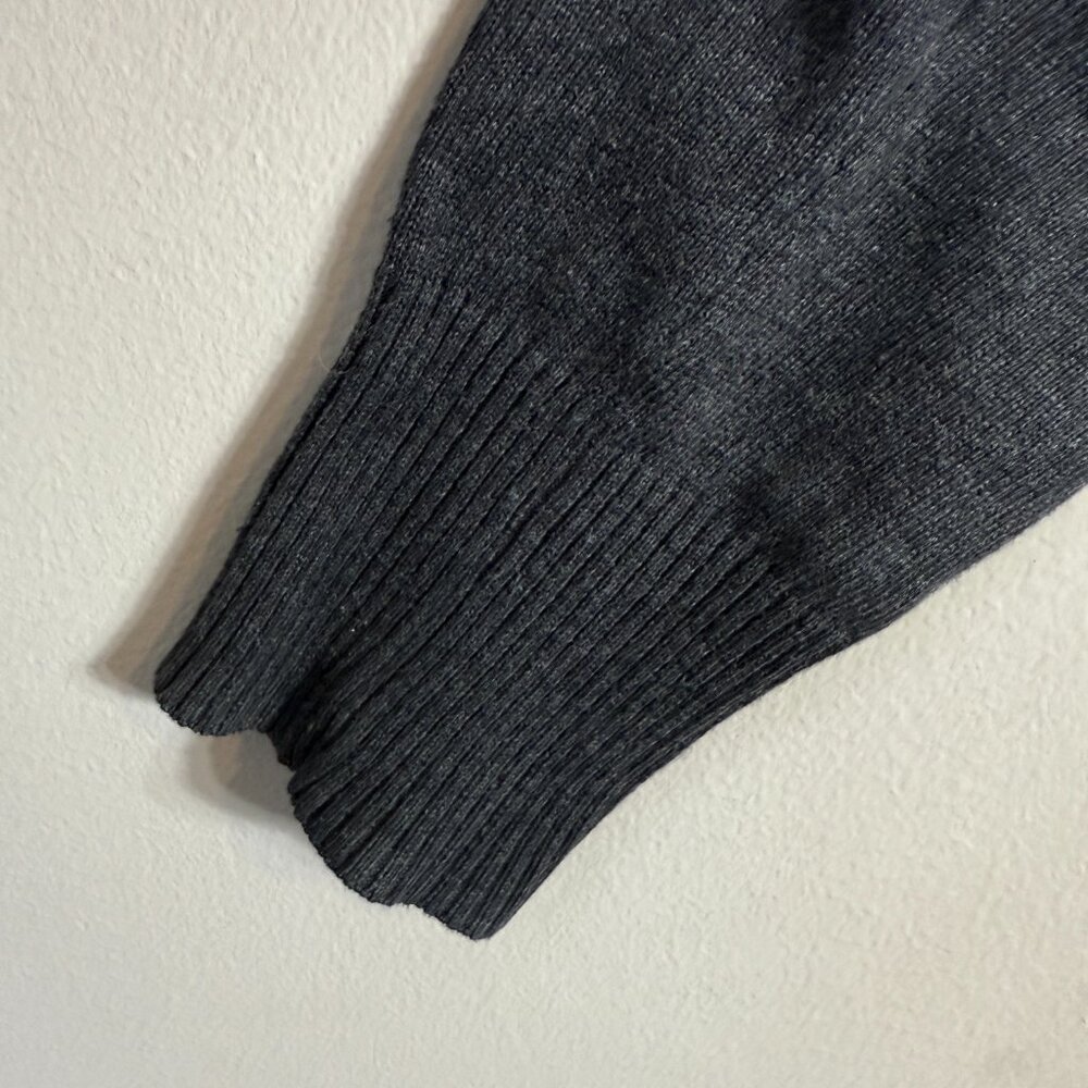 BKE Open Weave Knit Cardigan Sweater Women's Large Eclectic Grandpa Western Wool - Picture 10 of 15